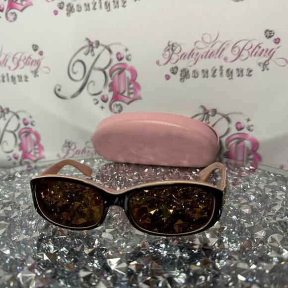 Juicy Couture sunglasses with case Brown Sunglasses Scottie dog logo cute y2k - Picture 16 of 16
